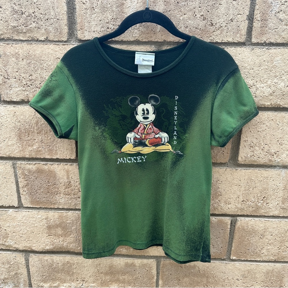 Vintage Disney Mickey Mouse Zen Yoga T-Shirt Women's Medium